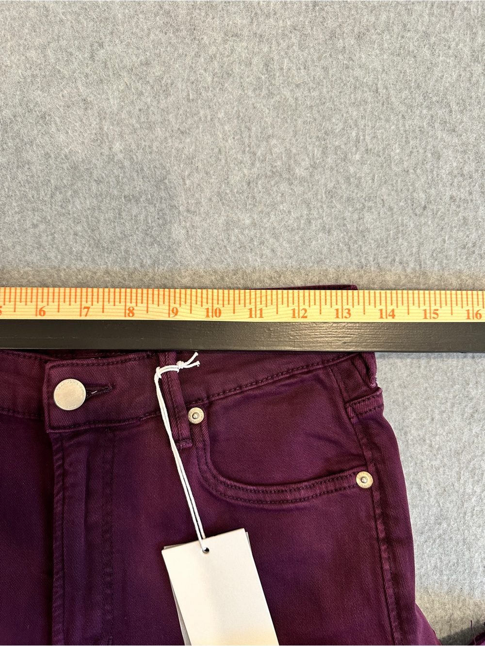 Dear John Wide-Leg Fiona Jeans in Plum Color - Picture 9 of 10